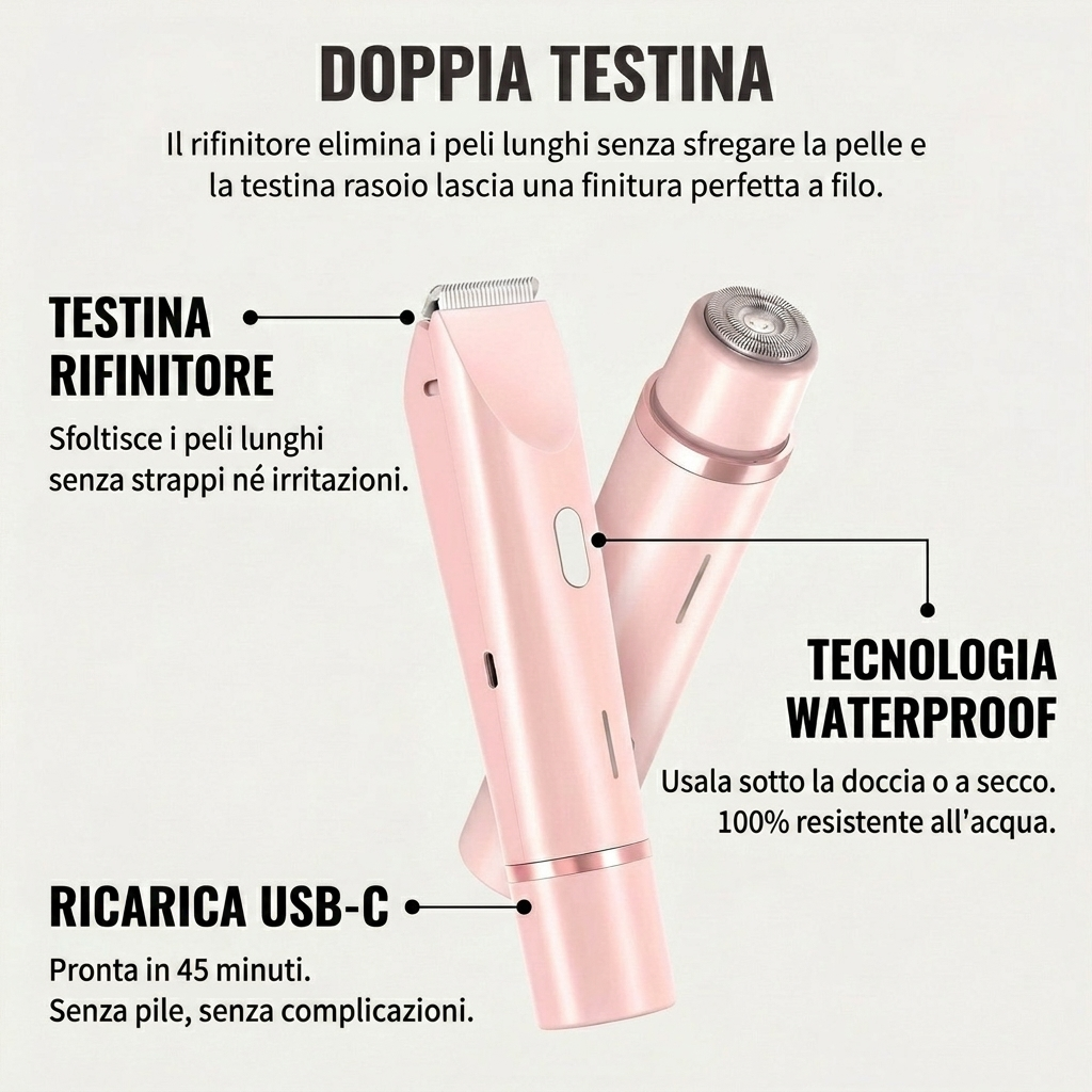 Rasoir 2 en 1 pour bikini et corps Modovita™