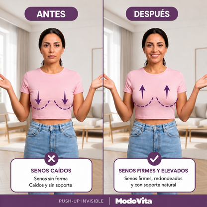 Sujetador Push-Up Invisible