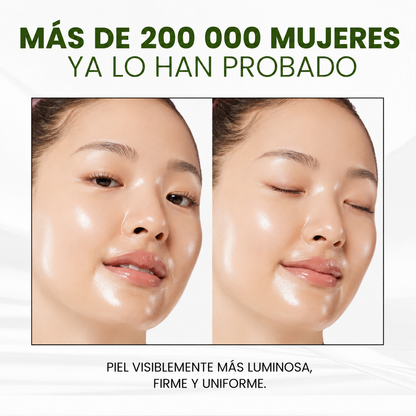 Mascarilla Facial Coreana con Cúrcuma y Colágeno
