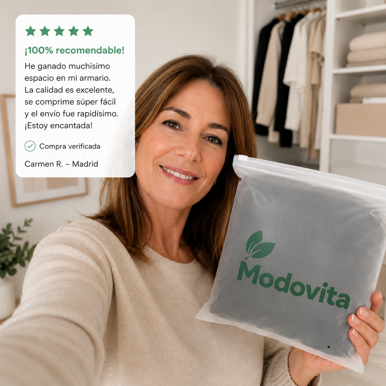 Organizador Modovita – Ahorra hasta un 66% de espacio