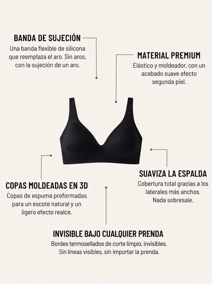 Modovita – Sostén Sin Aros Invisible Bajo la Ropa